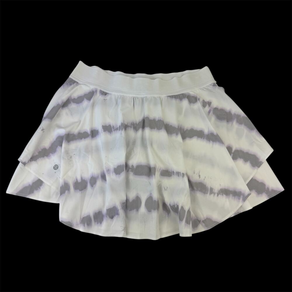 Lululemon Court Rival High-Rise Skirt Sz 10 Long - Transverse Lilac Multi - Picture 3 of 10